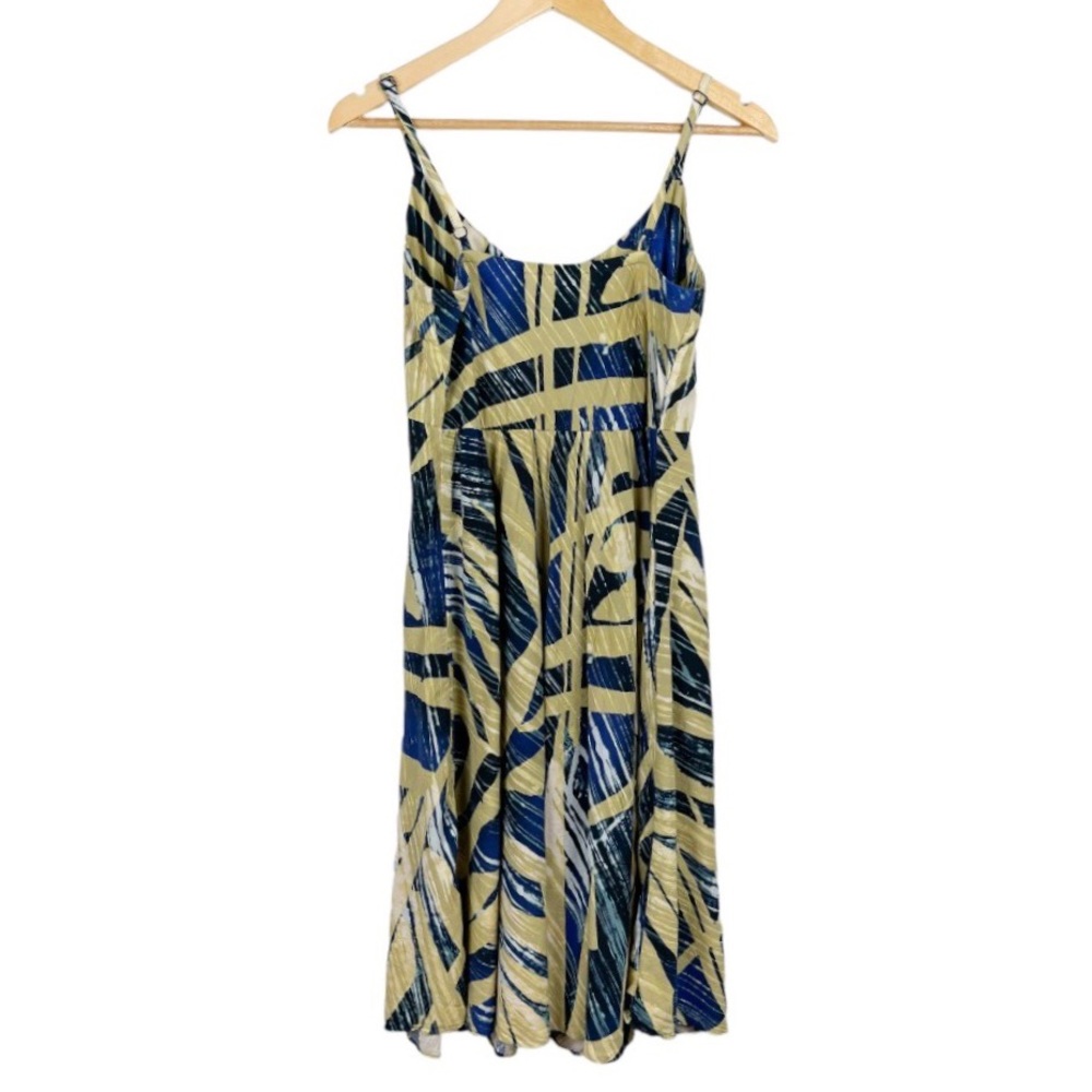 Jam’s World Wood Grove Blue Tan Sleeveless Dress Size Small - Picture 7 of 10